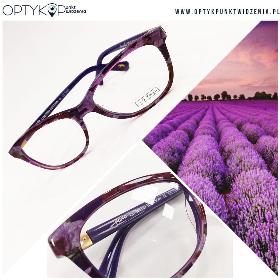 Fioletowe okulary w optyk Jaworzno