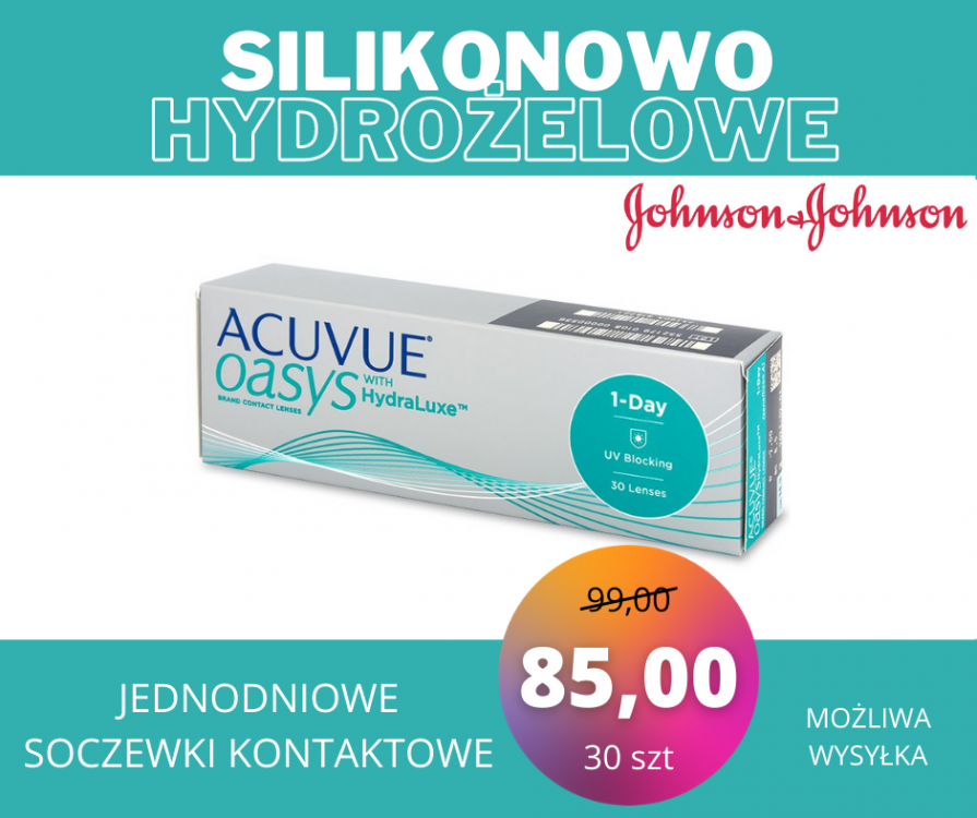 Johnsonandjohnson Acuvue Oasys 1 Day Jednodniowe Soczewki Kontaktowe 1215